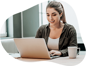 Professional learning on a laptop